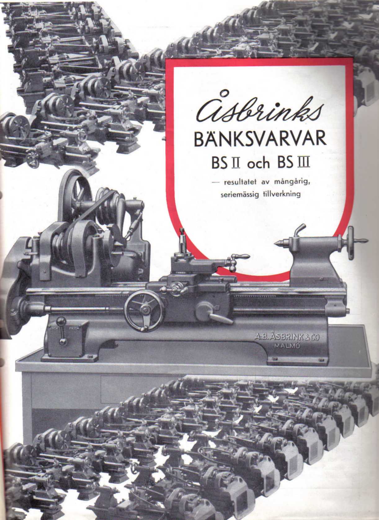 Bänksvarvar  BS II och BS III
