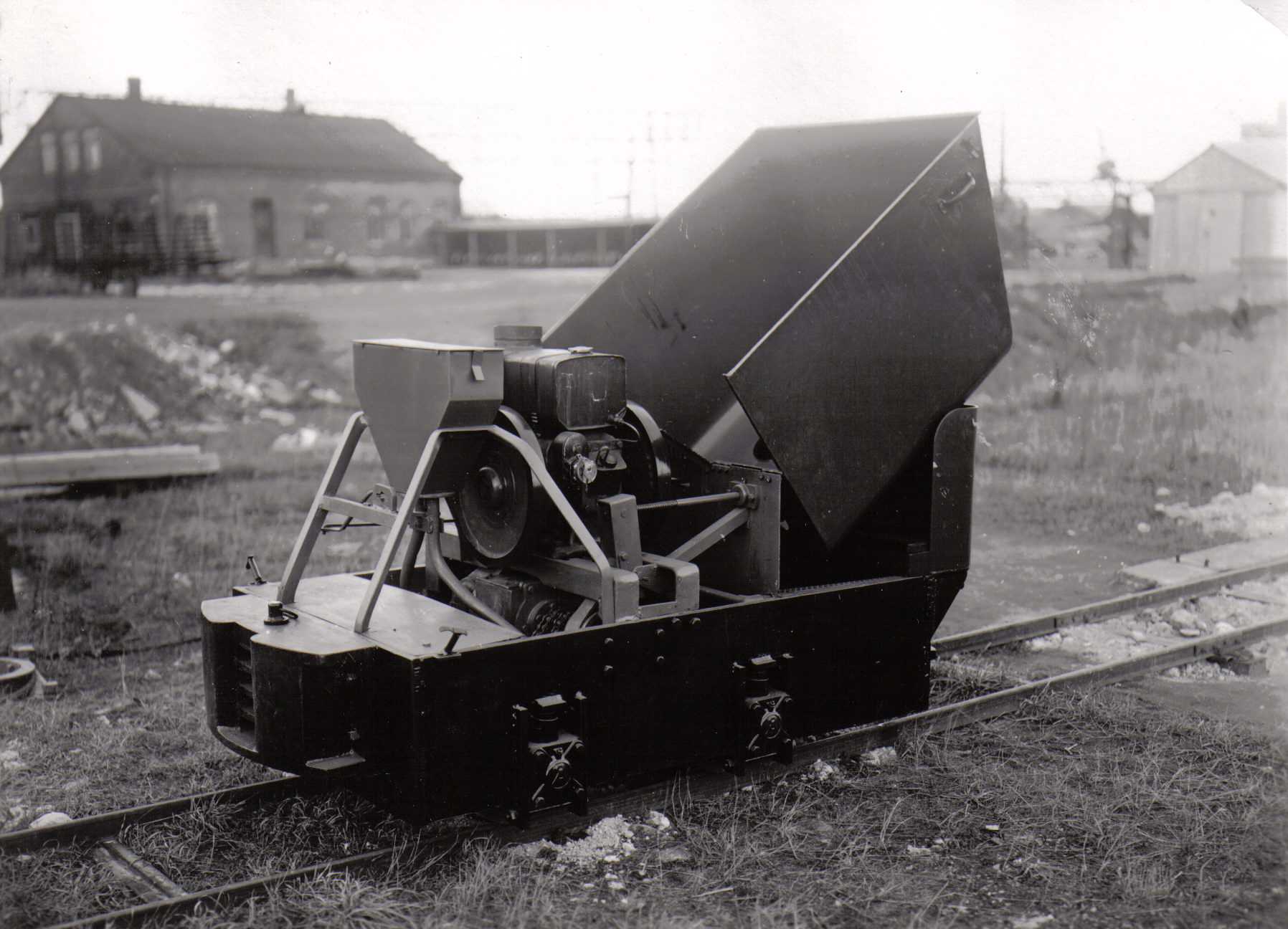 vält med gengasaggegat  1940 talet 1