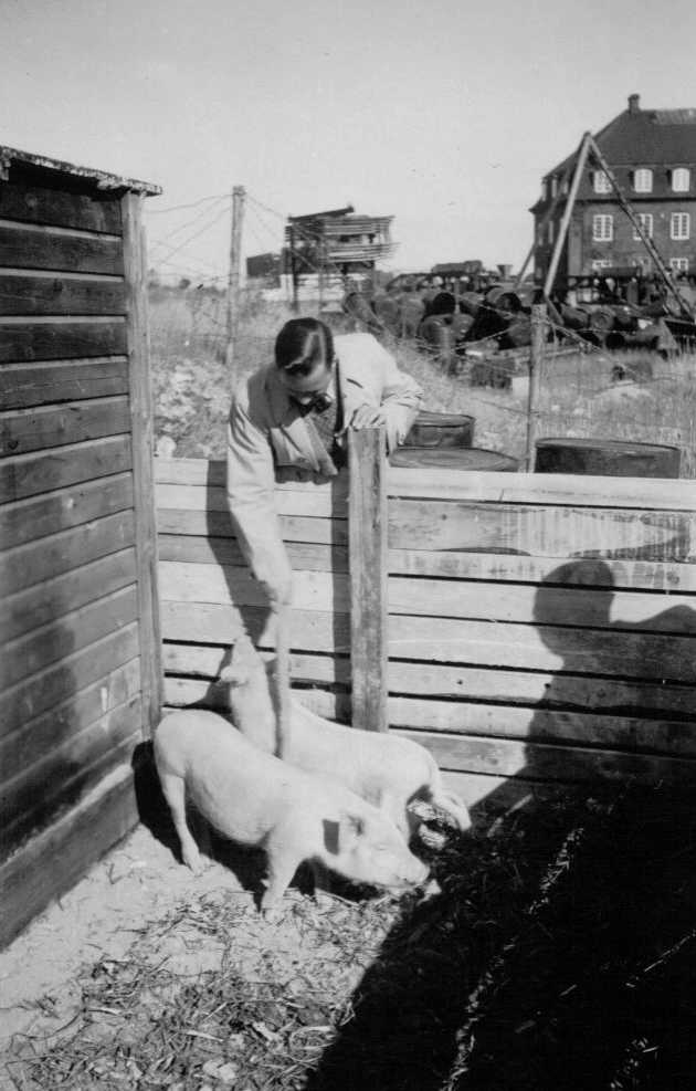 Adolf och Herman  får besök  1940 talet 1